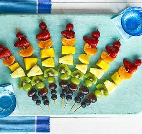 Φρουτοσουβλάκια: Ένας πρωτότυπος τρόπος για να φάει το παιδί σας φρούτα.